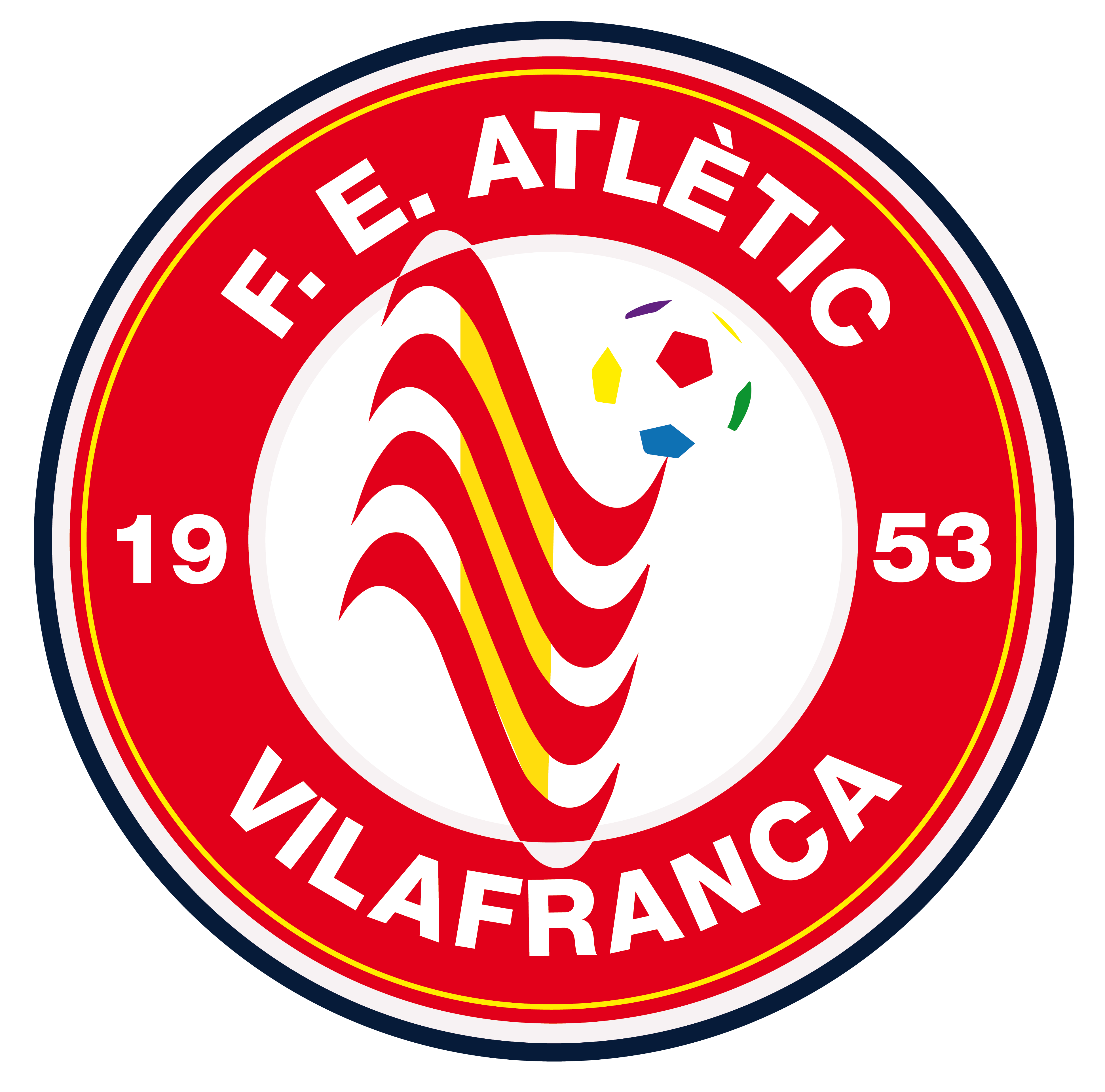 FUNDACIO E. ATLETIC VILAFRANCA escudo